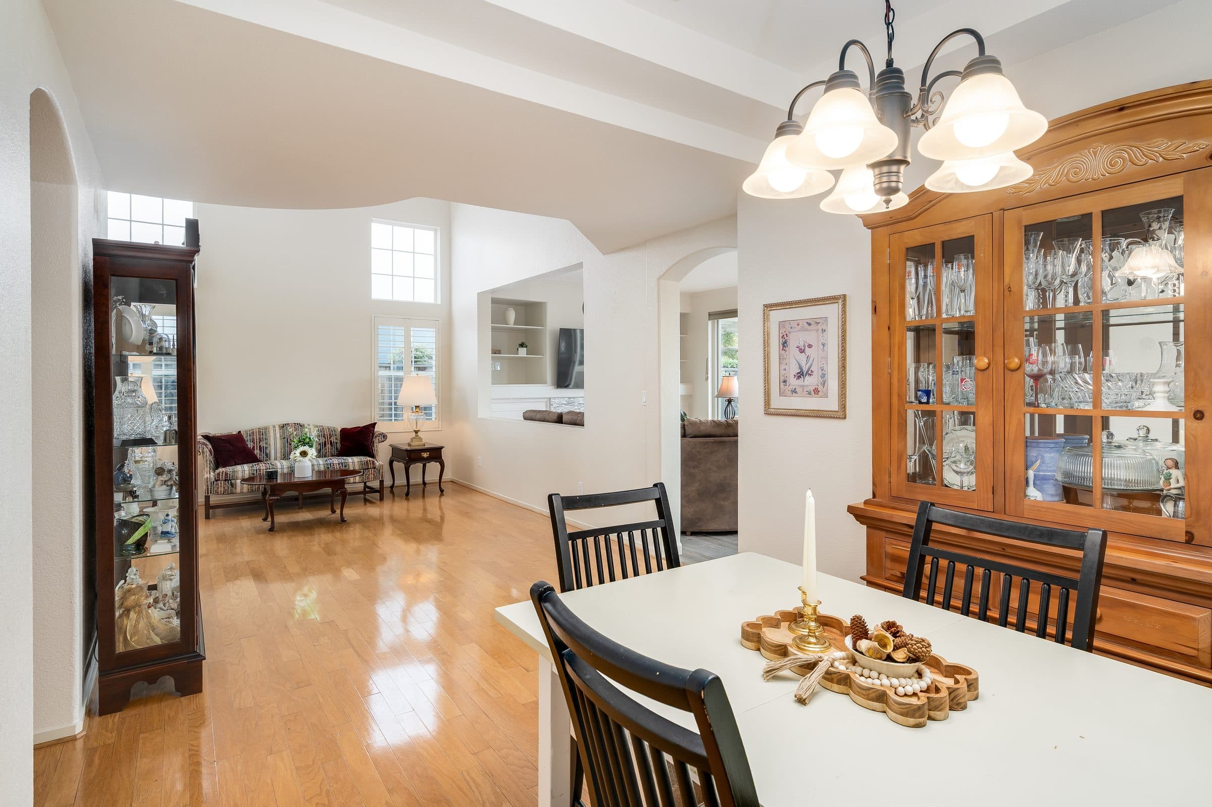 1049 Feather Circle. The dining area looking back to the living room.